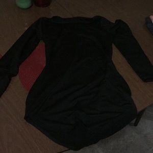 Black long sleeve dress